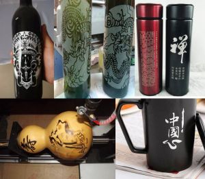 信阳酒瓶葫芦工艺品激光雕刻机